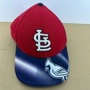 New Era St. Louis Cardinals Baseball Cap, Youth Adjustable Sizing, Red & Blue